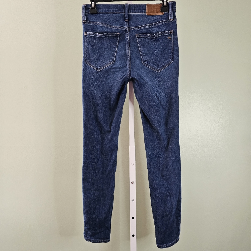 Madewell Roadtripper Mid Rise Skinny Jean Medium Wash Size 26‎ - Picture 4 of 11